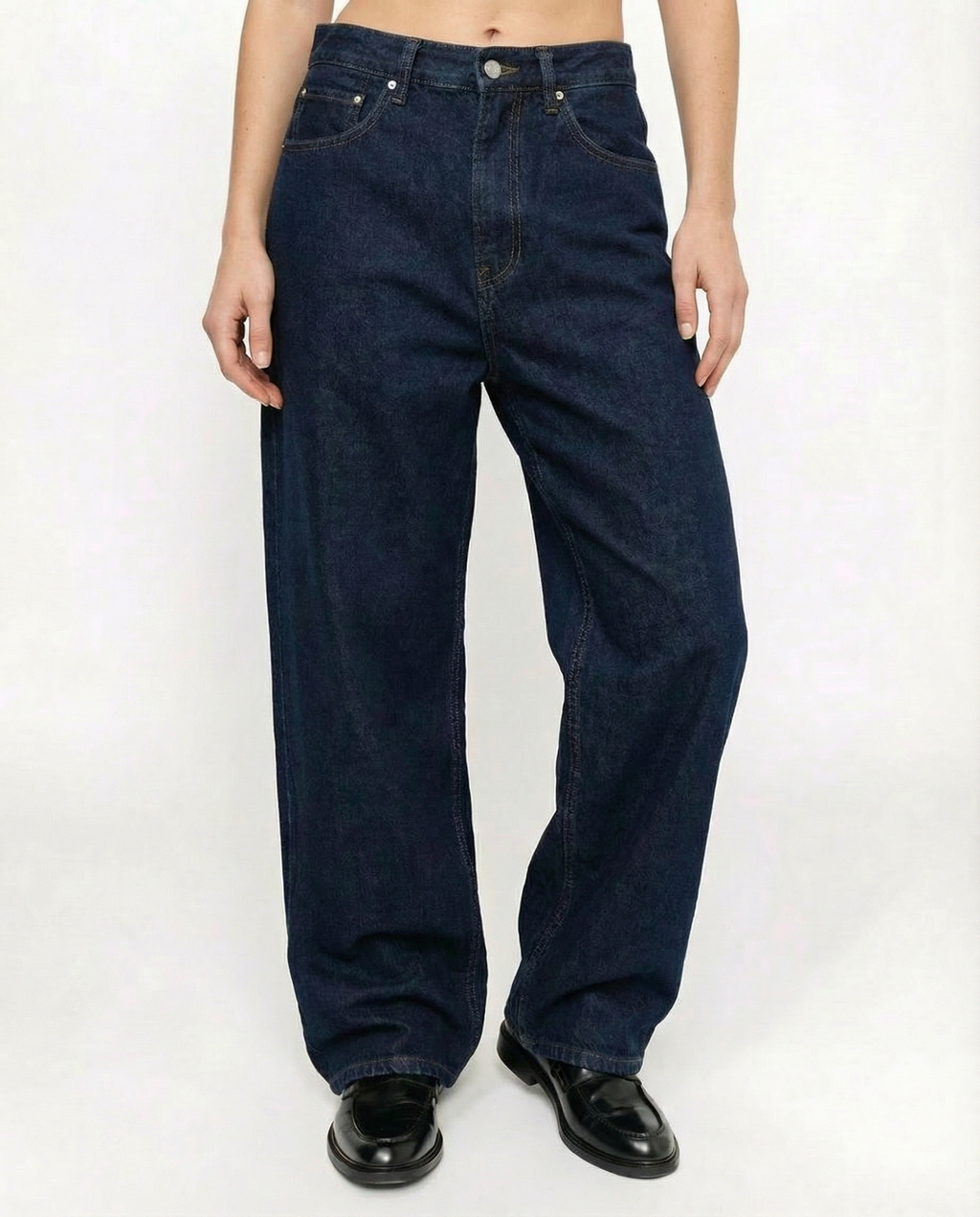 RAW NAVY BLUE DENIM