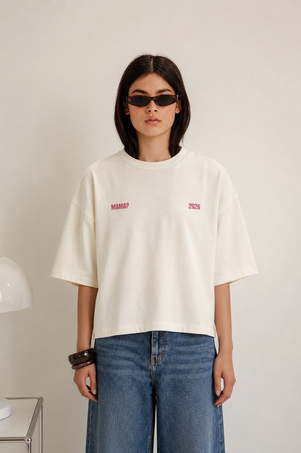 OFF WHITE BOXY TEE