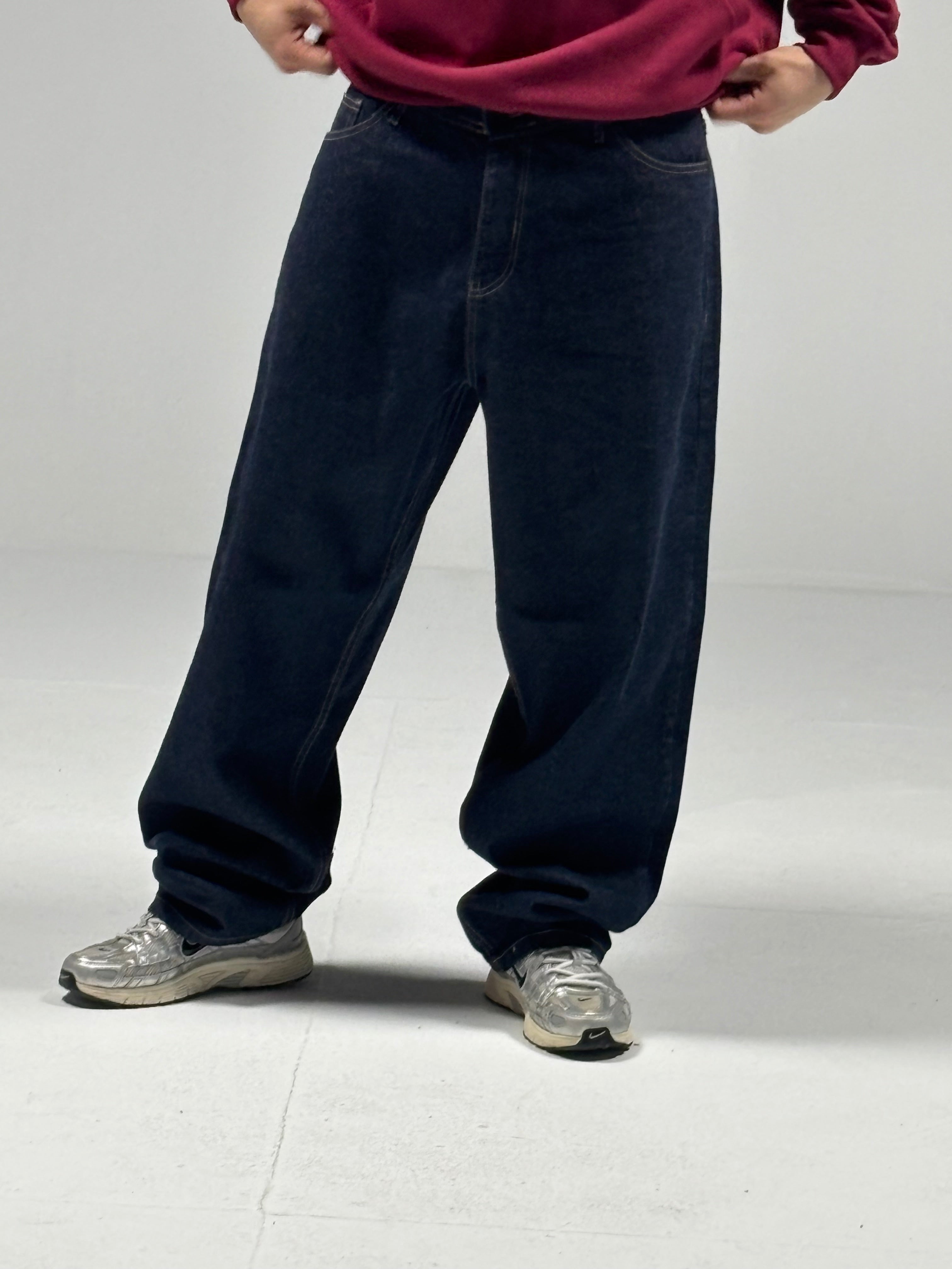 RAW NAVY BLUE DENIM
