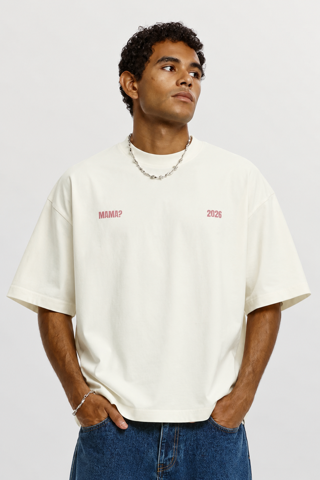OFF WHITE BOXY TEE