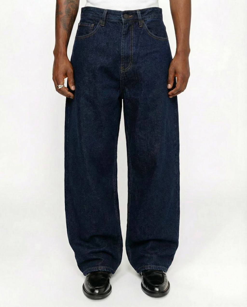 RAW NAVY BLUE DENIM